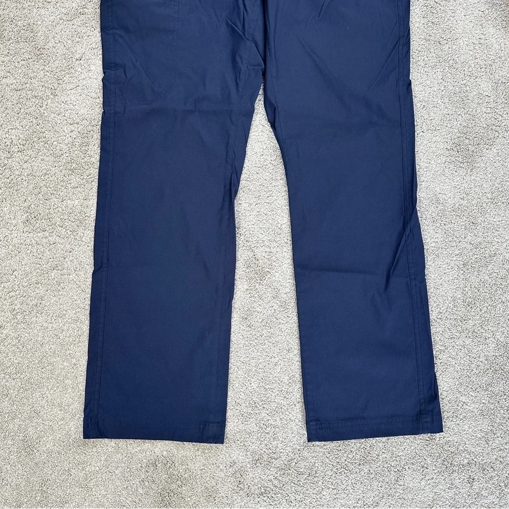Eddie Bauer Men’s Rainier Pants Elastic Waistband Slim-Fit Hiking in Navy 34X32